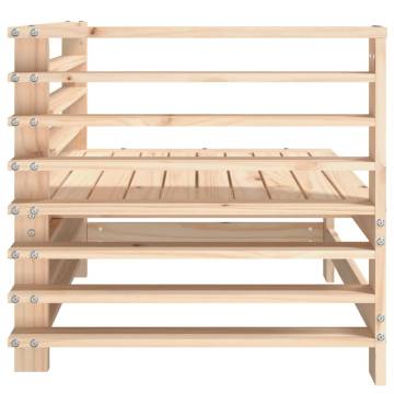 Garden Corner Sofa - Solid Pine Wood | HipoMarket UK