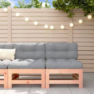 Garden Middle Sofas - Solid Wood Douglas | Hipomarket UK