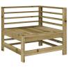 3 Piece Garden Lounge Set | Impregnated Pine Wood Furniture