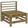 3 Piece Garden Lounge Set | Impregnated Pine Wood Furniture