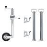 Jockey Wheel 60 mm with 2 Support Tubes and 3 Split Clamps Size 54-76 cm Quantity in Package 1 Model jockey wheel + 2 supports + 3 clamps 