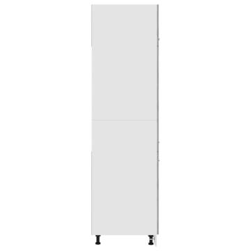 Concrete Grey Refrigerator Cabinet - 60x57x207 cm | HipoMarket