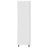 Concrete Grey Refrigerator Cabinet - 60x57x207 cm | HipoMarket