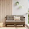 Garden Corner Sofas - Honey Brown Solid Wood Pine | Hipomarket