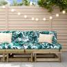 Garden Middle Sofas 2 pcs - Impregnated Wood Pine | HipoMarket