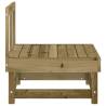 Garden Middle Sofas 2 pcs - Impregnated Wood Pine | HipoMarket