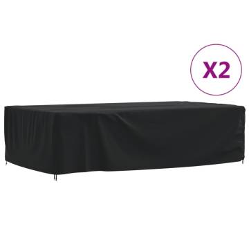 Waterproof Garden Furniture Covers 2 pcs - 315x180 cm