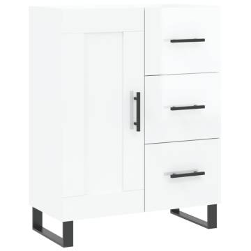 Highboard High Gloss White - Stylish Storage Solution