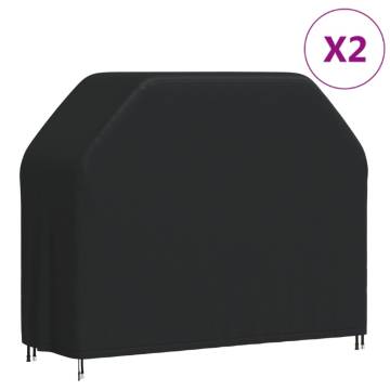 BBQ Covers 2 pcs - Waterproof & UV Resistant 420D Oxford Fabric