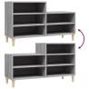 Shoe Cabinet Grey Sonoma - Stylish & Functional Storage