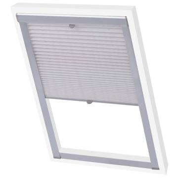 Pleated Blind White MK04 | Modern Window Treatment