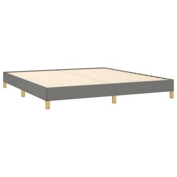 Dark Grey Super King Bed Frame 180x200 cm | Hipo Market