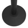 Stanchions with Belts - 4 pcs Airport Barrier Iron Black