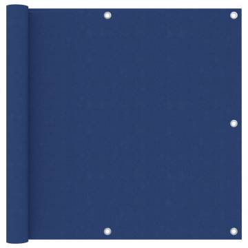 Blue Balcony Screen 90x400 cm - Waterproof Oxford Fabric