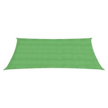 Light Green Sunshade Sail 2x4 m HDPE - 90% UV Protection