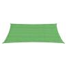 Light Green Sunshade Sail 2x4 m HDPE - 90% UV Protection