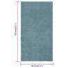 Elegant Short Pile Rug 80x150 cm Blue - Hipo Market