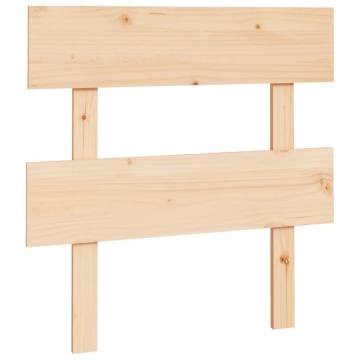 Stylish Solid Wood Pine Bed Headboard - 78.5x3x81 cm