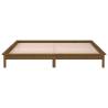 LED Bed Frame Honey Brown 180x200 cm Super King Size