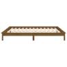 LED Bed Frame Honey Brown 180x200 cm Super King Size