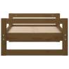 Dog Bed in Honey Brown | Solid Pine Wood | 65.5x50.5x28 cm