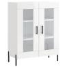 Stylish Highboard High Gloss White - 69.5x34x180 cm