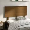 Bed Headboard Honey Brown 139x6x82.5 cm Solid Wood Pine Colour honey brown Size 139 x 82.5 cm Quantity in Package 1 