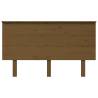 Stylish Honey Brown Bed Headboard - Solid Pine Wood | HipoMarket