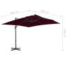 Cantilever Umbrella 300x300 cm - Bordeaux Red | Hipo Market