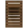 Wall-Mounted Bedside Shelves - Honey Brown Solid Pine | Hipo Market