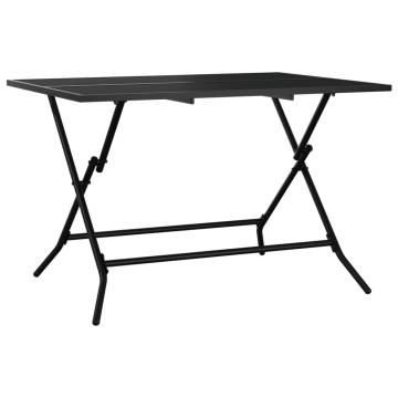 Folding Garden Table Anthracite 110x80 cm - Stylish & Durable