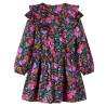 Bright Pink Kids' Dress with Long Sleeves - Size 128