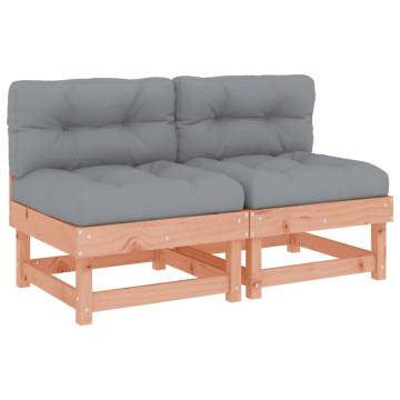 Middle Sofas with Cushions - Solid Wood Douglas | Hipo Market