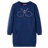 Kids' Sweatshirt Dress Navy 104 Size 104 (3-4y) 