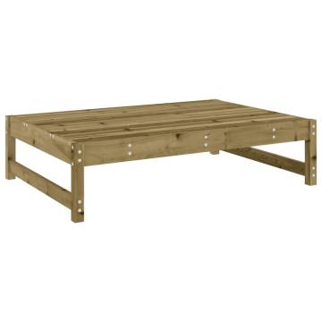 Garden Footstool 120x80 cm | Impregnated Wood Pine - HipoMarket