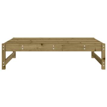 Garden Footstool 120x80 cm | Impregnated Wood Pine - HipoMarket