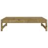 Garden Footstool 120x80 cm | Impregnated Wood Pine - HipoMarket