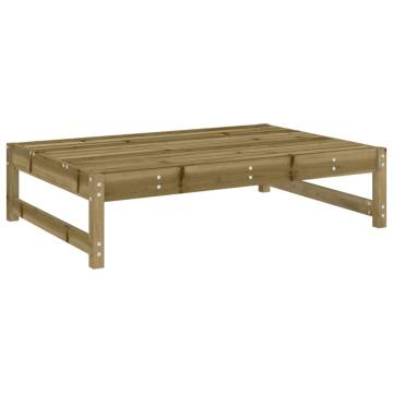 Garden Footstool 120x80 cm | Impregnated Wood Pine - HipoMarket