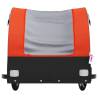 Bike Trailer Black and Orange - 30 kg Iron for Heavy Goods