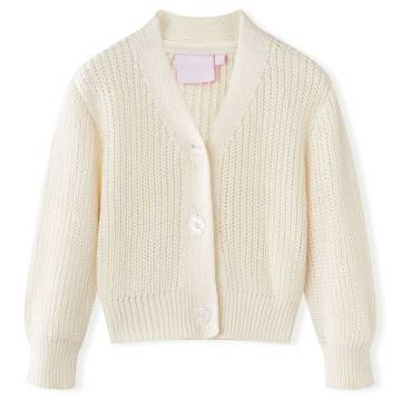 Kids' Cardigan Knitted Snow White - Stylish & Comfortable