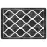 Washable Black & White Rug 120x180 cm - Anti Slip | Hipo Market