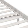 White Solid Wood Bed Frame 75x190 cm - Modern & Sturdy