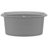 Granite Kitchen Sink Single Basin Oval Grey | Hipo Market