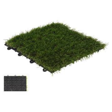 ProGarden Artificial Grass Tiles Kit - 6 pcs for Outdoor Decor