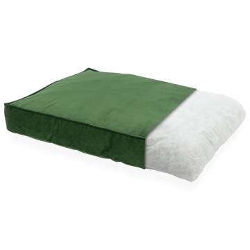 Madison Dog Lounge Velvet - Luxurious Green Pet Bed | HipoMarket