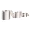 3 Piece Stainless Steel Stock Pot Set - 50/21/6 L | Hipomarket