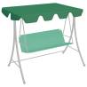 Replacement Canopy for Garden Swing Green 150/130x105/70 cm Colour green Size 150/130 x 105/70 cm Quantity in Package 1 