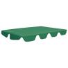 Replacement Canopy for Garden Swing - Green 150/130x105/70 cm