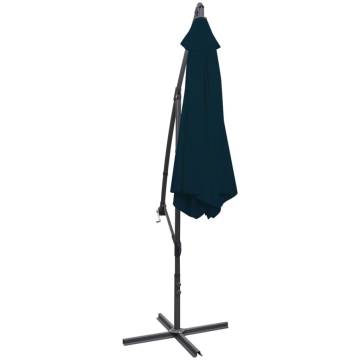 Cantilever Umbrella 3m Blue - UV Protection & Stability