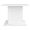 Elegant White Coffee Table - 55.5x55.5x40 cm | HipoMarket